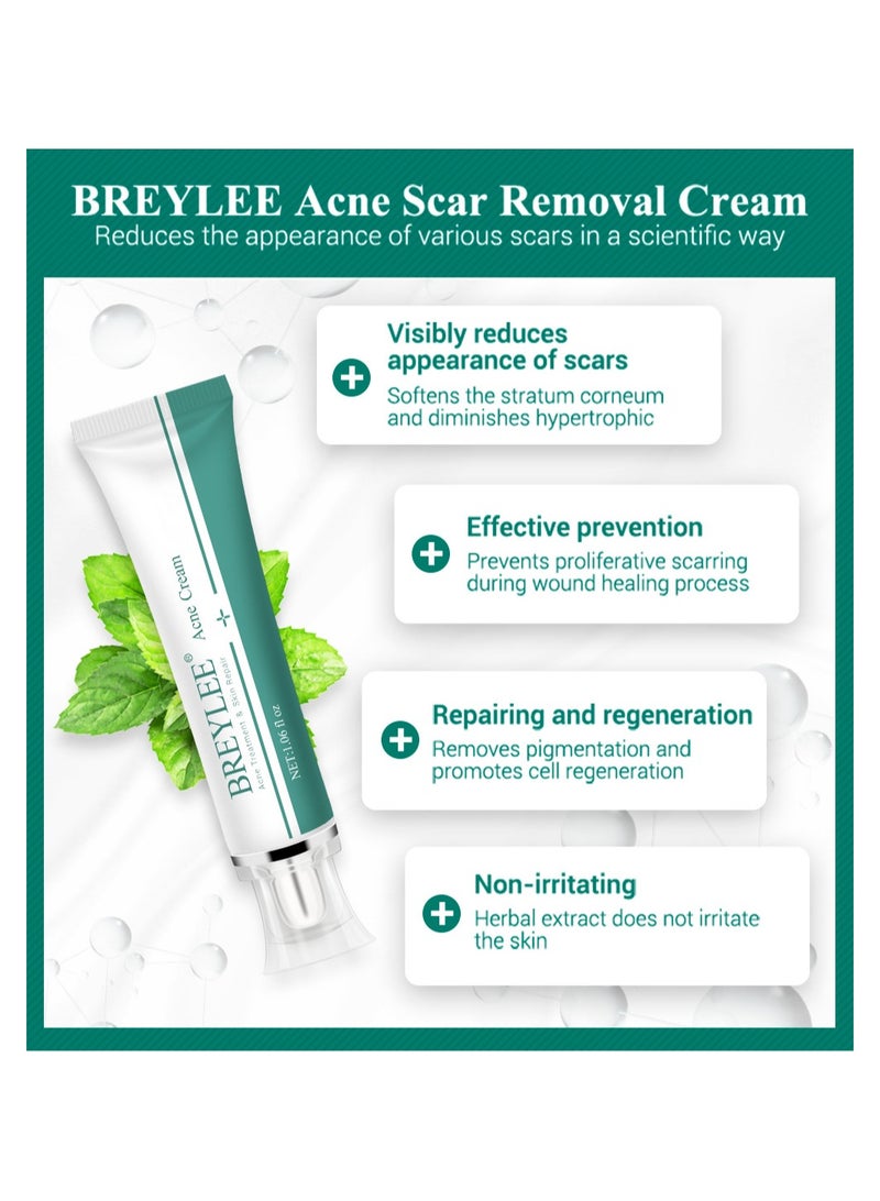Breylee Acne Scar Cream Skin Repair Skin Care Scar Acne Treatment Whitening Cream - Image 3