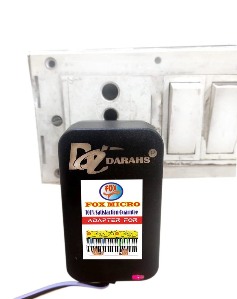 Foxmicro محول 9.5 فولت AC/DC لبيانو كيبورد لاد 6 لـ SA-46 SA-47 SA-76 SA-77 SA-78 - Image 2