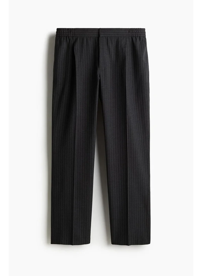اتش اند ام Regular Fit Crease-leg trousers