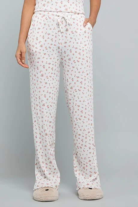 أر أند بي Printed Pyjama Pants With Drawstring Waist