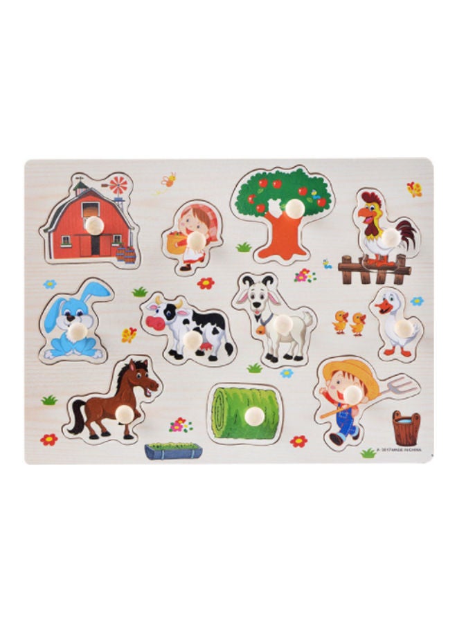 Montessori Educational Wooden Jigsaw Toy