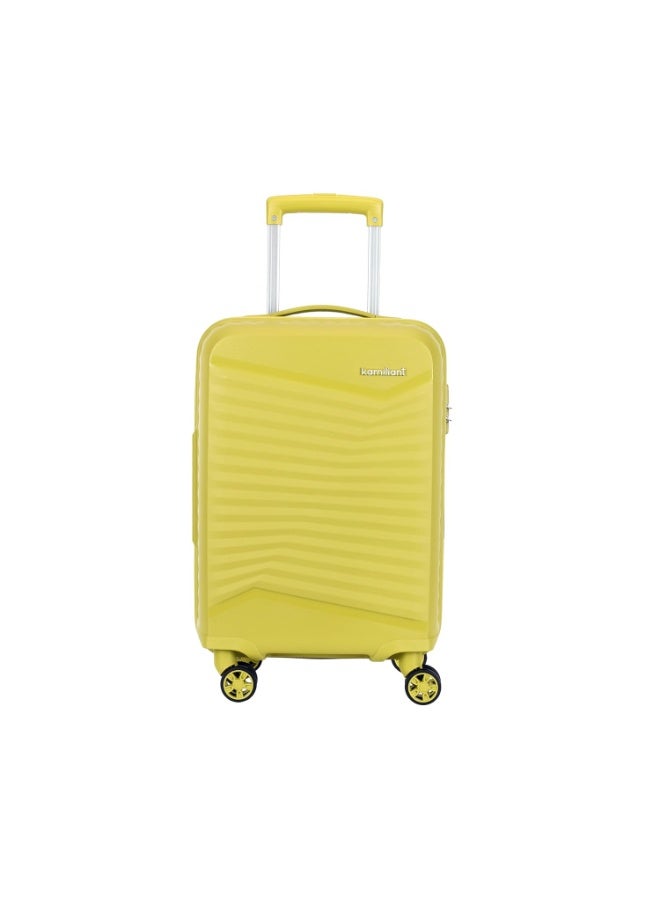 Kamiliant by American Tourister Rock-Lite Small 55 Cm Cabin Hard Sided Trolley Bag for Men & Women, Suitcase 35L for Travel with 3 Digit Combination Lock - Cress Green - Image 3