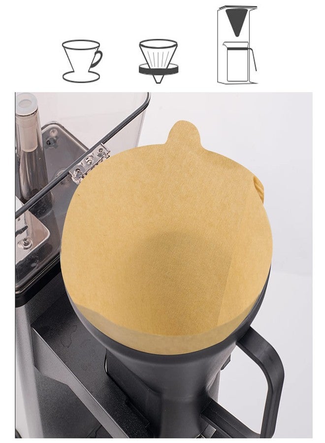 Dingkei Coffee Filter, Cone Coffee Filters #2, Disposable Drip Coffee Filter 1-4 Cup for Pour Over and Drip Coffee Maker, Natural Unbleached, 100 Count - Image 5