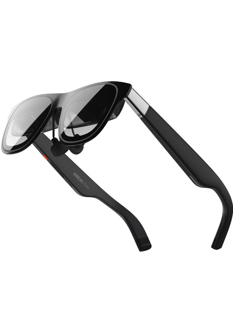 XREAL One AR Glasses with X1 Chip, Native 3 DoF, 147" 50°FOV 120Hz HD Display, Renowned Audio with Boss Sou, 3 Adjustable Lens Transparency, Compatible with iPhone 16/15, Steam Deck, ROG, Mac, PC, Android & iOS - Image 1