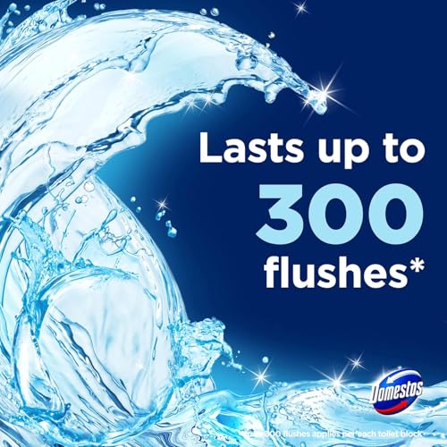 Domestos Power 5 Ocean Toilet Rim Blocks 2x 50 g Toilet Freshener with Long-Lasting Fragrance Clean and Freshen for up to 300 Flushes - Image 3