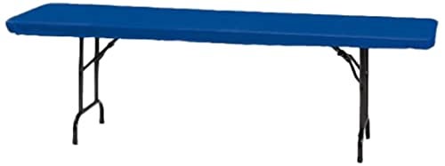 Creative Converting Plastic Stay Put Banquet Table Cover, 29 by 72", Royal Blue (37442) - Image 4