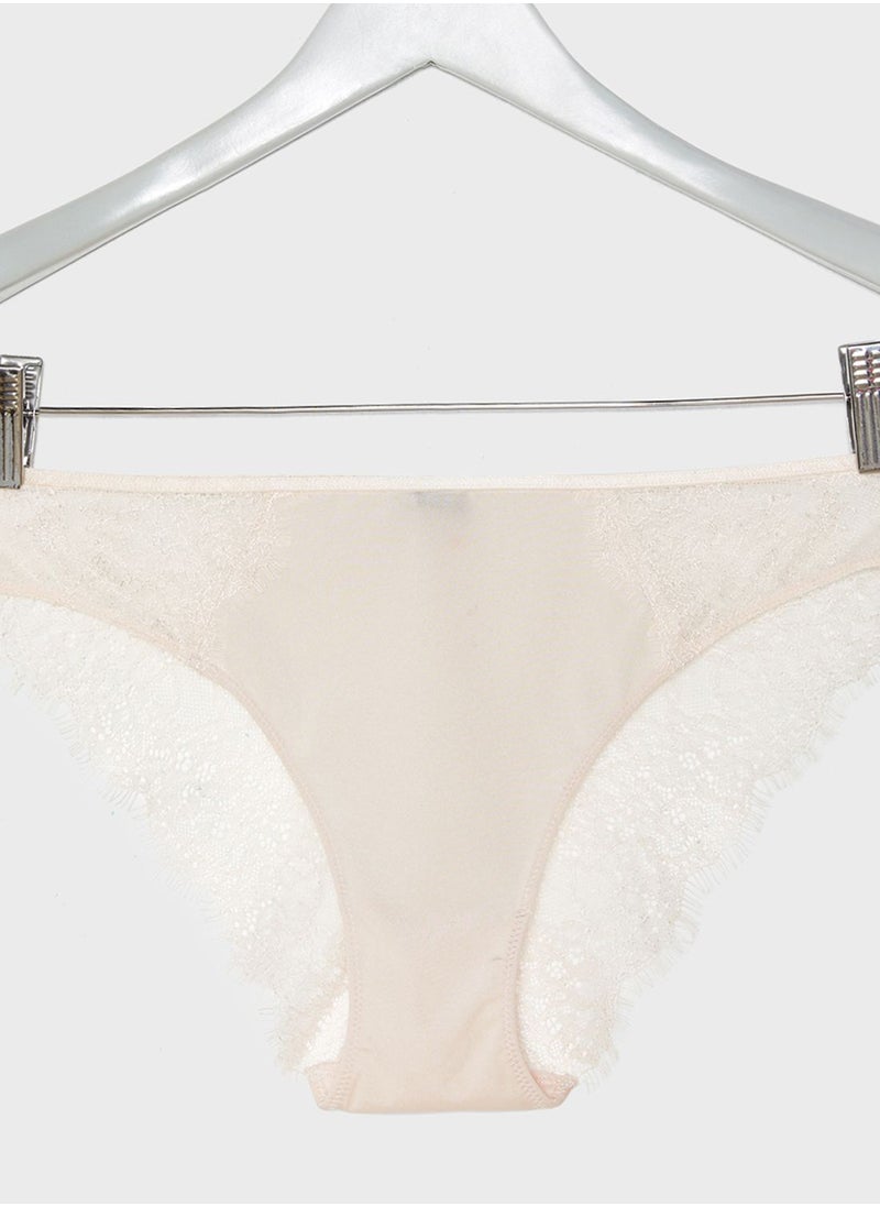 Reserved - Lace Detail Brief - Image 1