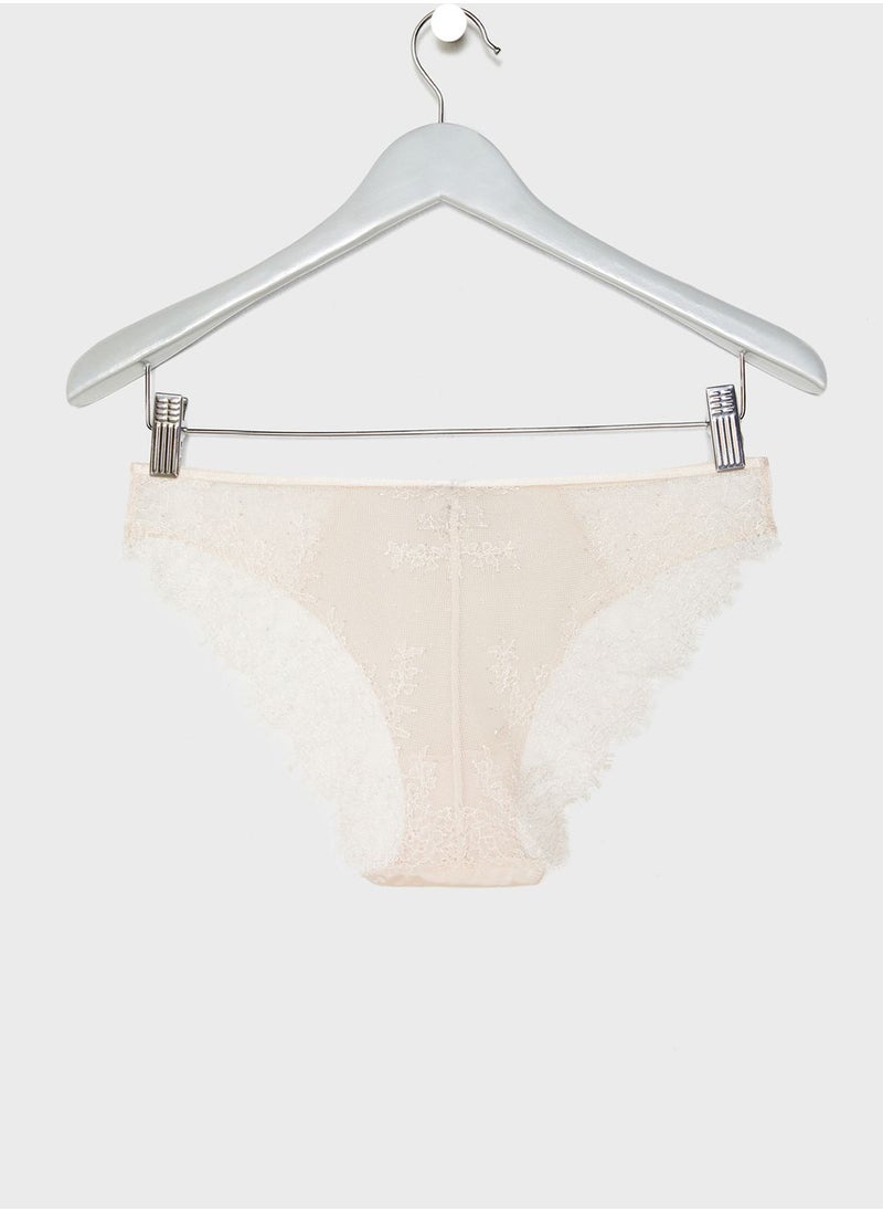 Reserved - Lace Detail Brief - Image 1