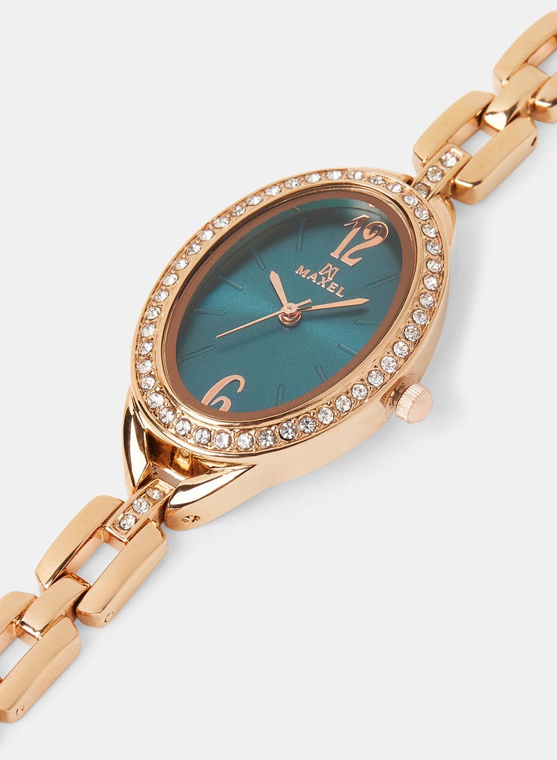 Maxel Women's Embellished Wrist Watch MX68 - Image 2