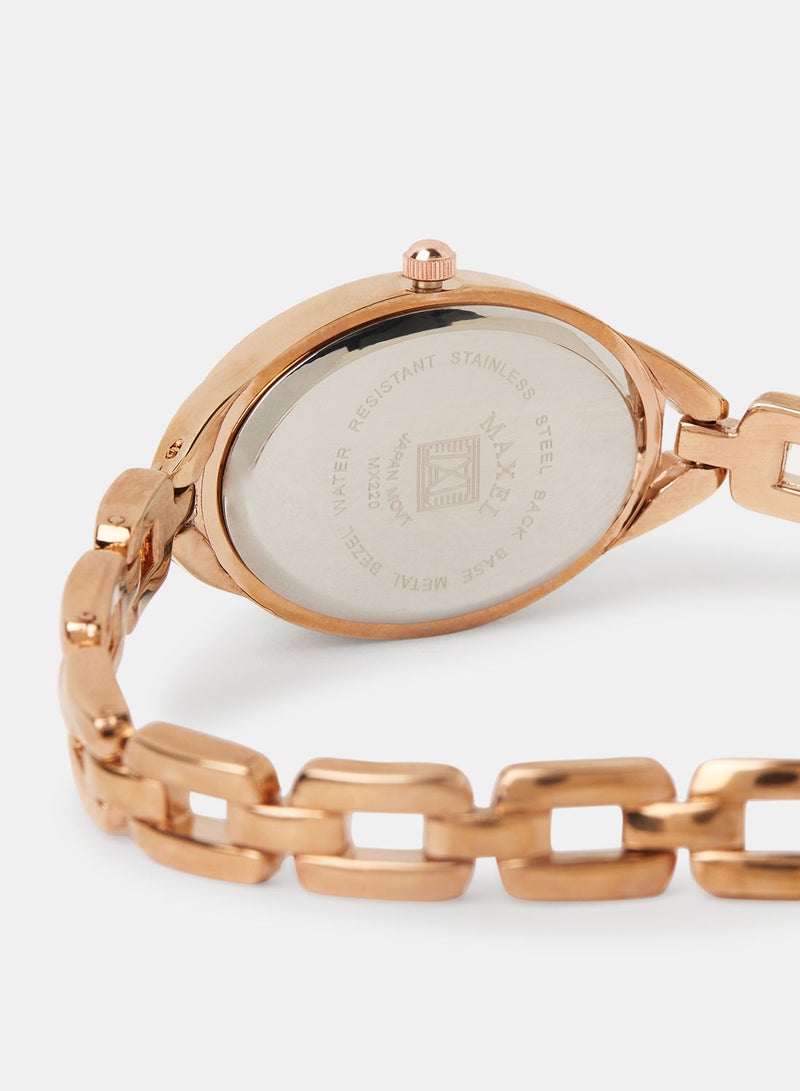 Maxel Women's Embellished Wrist Watch MX68 - Image 4