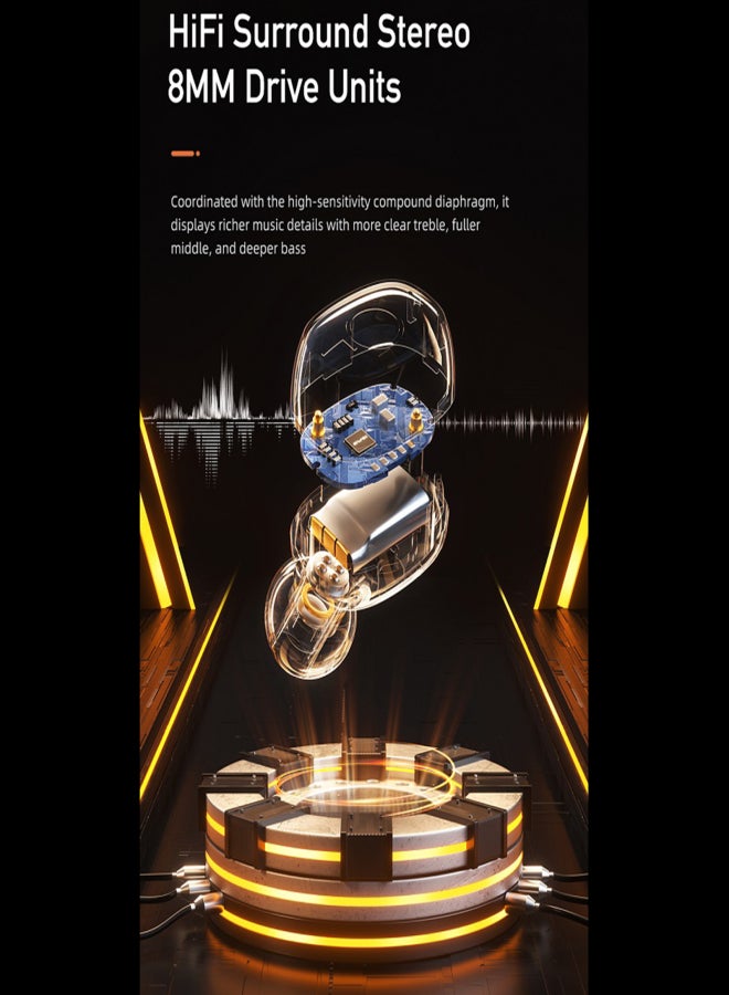 أوي سماعات أذن لاسلكية ستيريو AWEI T13 Pro بتقنية بلوتوث، سماعات رياضية بتصميم مريح، مقاومة للماء بمعيار IPX6، سماعات أذن داخلية تعمل باللمس للموسيقى والألعاب والمكالمات - Image 3