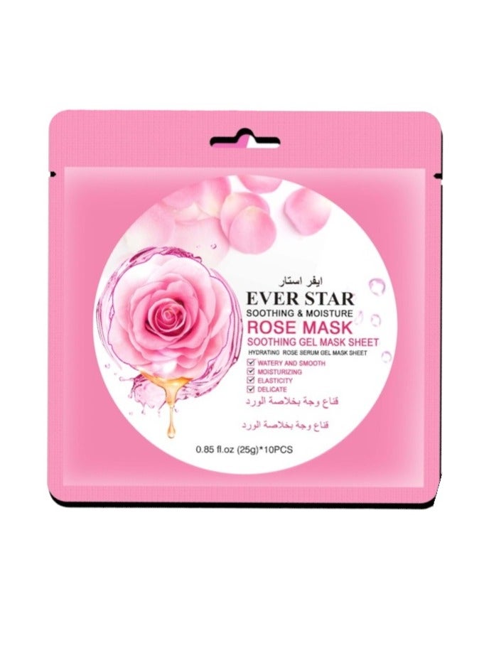 Ever star Soothing And Moisture Rose Mask One Piece 25g - Image 1