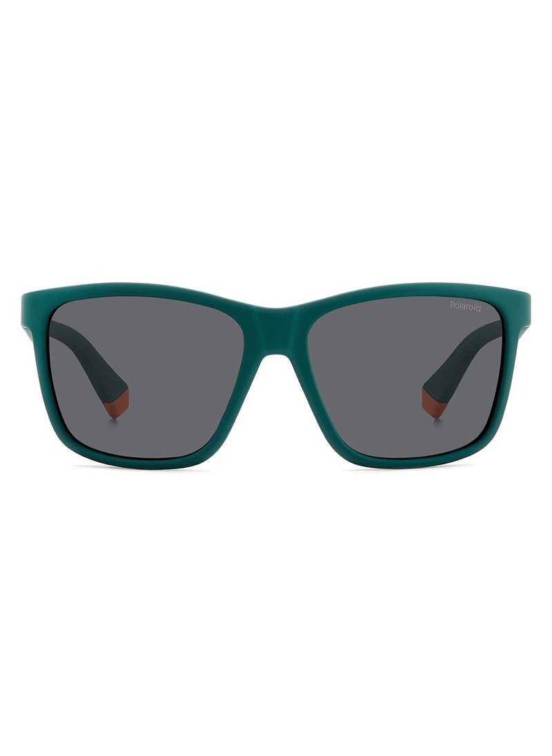 Kids Unisex Polarized Rectangular Sunglasses - Pld 8057/S Green Millimeter - Lens Size: 50 Mm - pzsku/ZEE70EE77BE781B48F062Z/45/_/1708348284/1449117f-66da-4b89-98bb-379f868d44ef