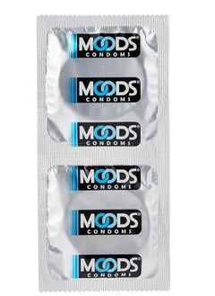 Moods Ribbed Condoms Pack of 12  - Image 5