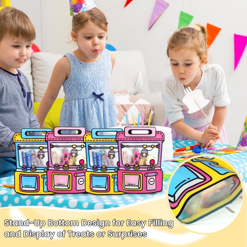 Muitcdo 30 PCS Bulk Gift Bags for Kids with Handle,Children Large Goodie Bags with Stand-up Bottom, Grip Seal Party Favor Bag, Students Back to School Treat Bag, Cute Snack Candy Bags for Birthday, Classroom - Image 4