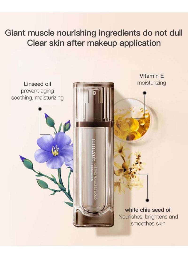MINILAB Flawless Lasting Makeup Foundation 30ml  - Image 3