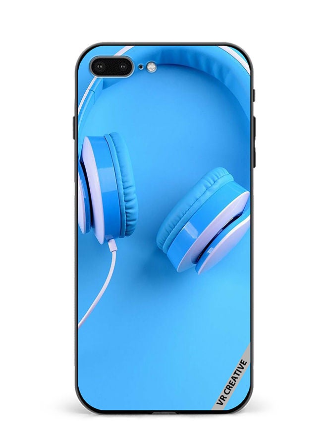 VR CREATIVE Protective Case Cover For Apple iPhone 7 Plus/8 Plus Music Headphones Design Multicolour - Image 1