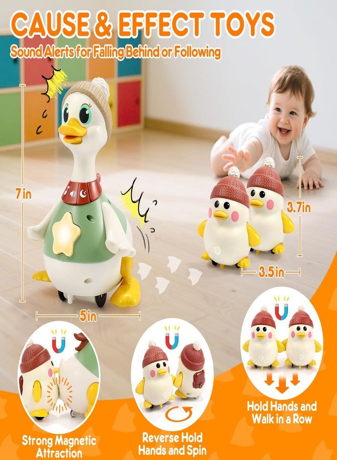 LUDILO Infant Baby Toys 6-12 Months: Musical Crawling Duck Toy Must Have 6 7 8 9 10 12 18 Month Old Baby Toy 6-12-18 Month Newborn Tummy Time Toys for 1 Year Old Boy Girl Gifts Stocking Stuffers - Image 2