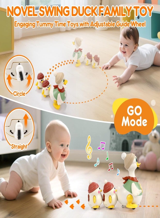 LUDILO Infant Baby Toys 6-12 Months: Musical Crawling Duck Toy Must Have 6 7 8 9 10 12 18 Month Old Baby Toy 6-12-18 Month Newborn Tummy Time Toys for 1 Year Old Boy Girl Gifts Stocking Stuffers - Image 3