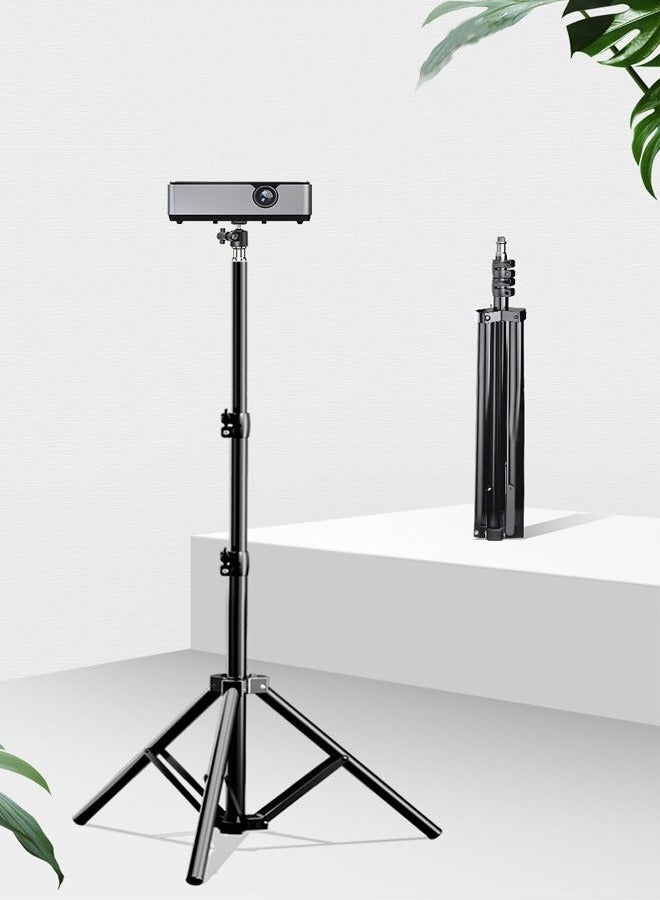 22.83-66.93 Inch Adjustable Height Projector Stand Floor Tripod Folding Portable for Home Meeting Studio - Image 1