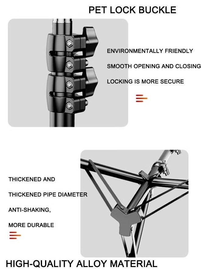 22.83-66.93 Inch Adjustable Height Projector Stand Floor Tripod Folding Portable for Home Meeting Studio - Image 4