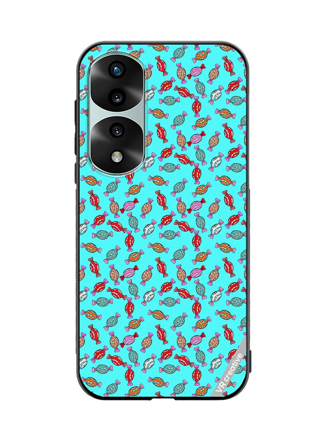 VR CREATIVE Protective Case Cover For Honor 70 Pro plus Trendy Raster Design Multicolour - Image 1