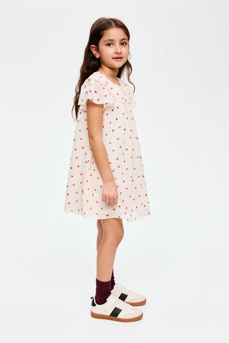 اتش اند ام فستان من الشيفون