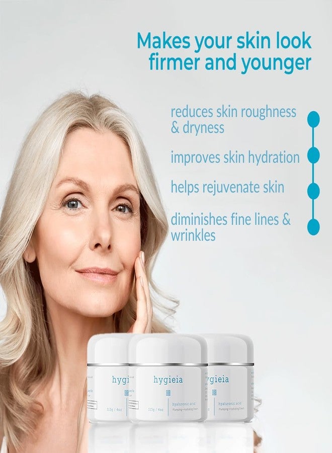 Hygieia + Encapsulated Hyaluronic Acid Face Moisturizer - Hydrating Liposomal Face Cream for Women & Men - Fast & Deep Cellular Absorption for Daily Skin Hydration, Firming, Toning & Elasticity, 4oz - Image 3