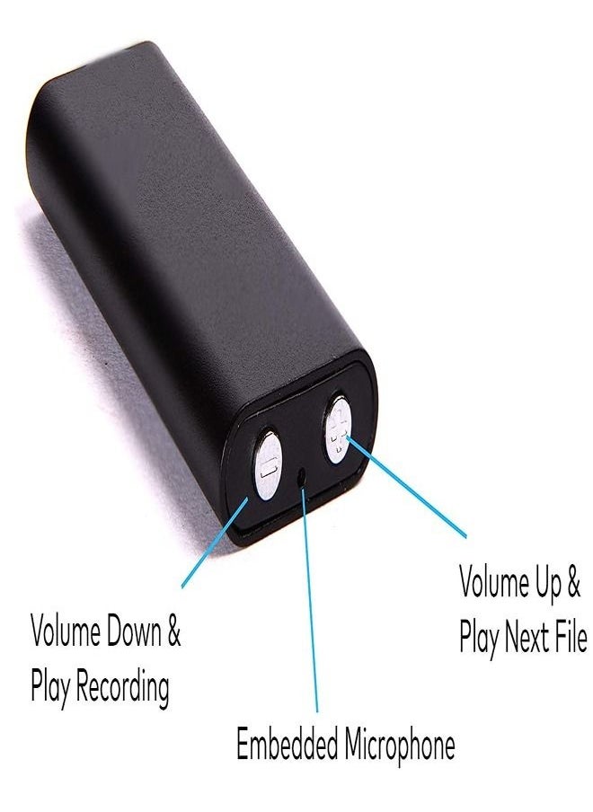 fashionhome - Mini Voice Recorder 4K Voice Activated Portable Hidden Audio Recording Device with Long Battery Backup Inbuilt 8GB Memory for Lectures Meetings Home Office - Image 1