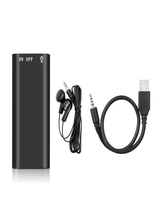 fashionhome - Mini Voice Recorder 4K Voice Activated Portable Hidden Audio Recording Device with Long Battery Backup Inbuilt 8GB Memory for Lectures Meetings Home Office - Image 1