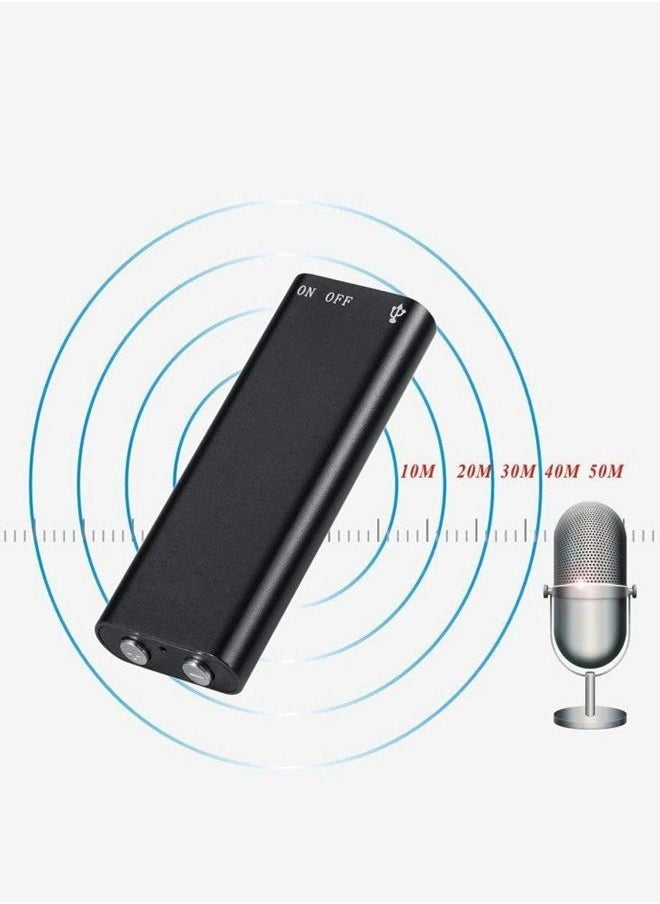 fashionhome - Mini Voice Recorder 4K Voice Activated Portable Hidden Audio Recording Device with Long Battery Backup Inbuilt 8GB Memory for Lectures Meetings Home Office - Image 1