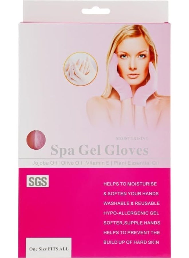 Pink Exfoliating Scrub Gloves – Gentle Body Cleansing & Exfoliation - Image 1