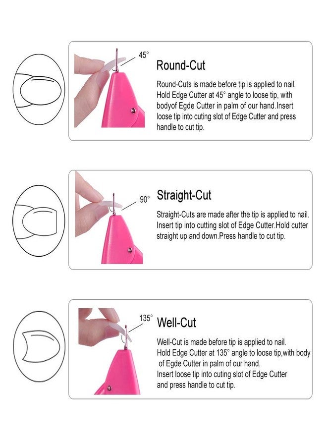 Cosluxe Acrylic Nail Clipper, Acrylic Nail Cutter Fake Nail Clippers False Nails Cutter Nail Tip Clipper Artificial Nail Clipper Nails Tip Trimmer For Artificial Nail Art Manicure Tools 1 PCS - Image 5
