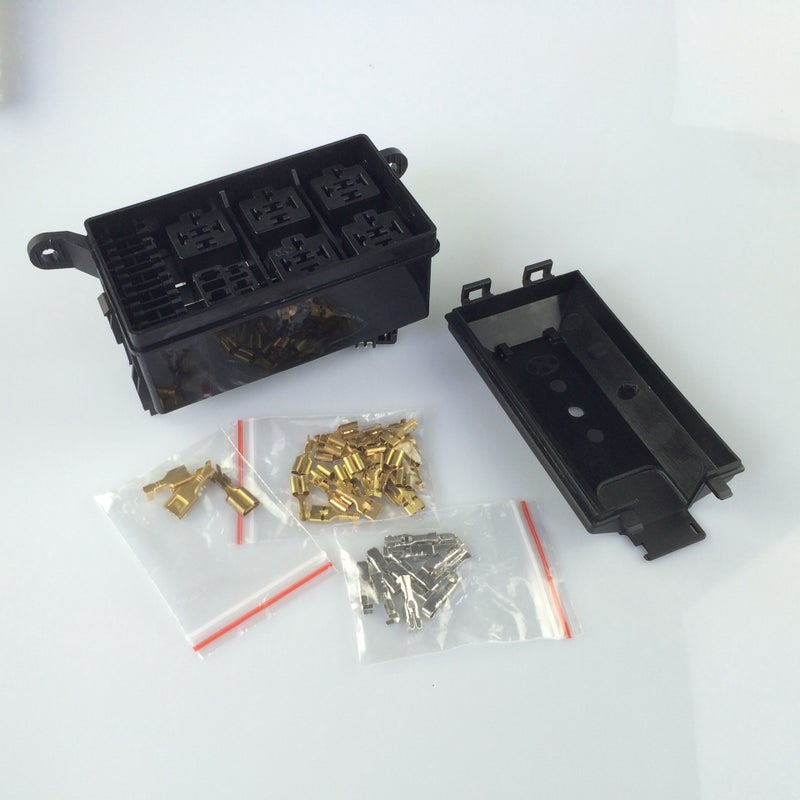 E-Commerce Rv Multi-Way Fuse Box For Car Off-Road Vehicle Modification With Terminal 6-Way Fuse Box - Image 4