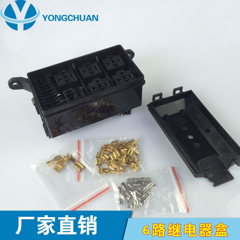 E-Commerce Rv Multi-Way Fuse Box For Car Off-Road Vehicle Modification With Terminal 6-Way Fuse Box - Image 1