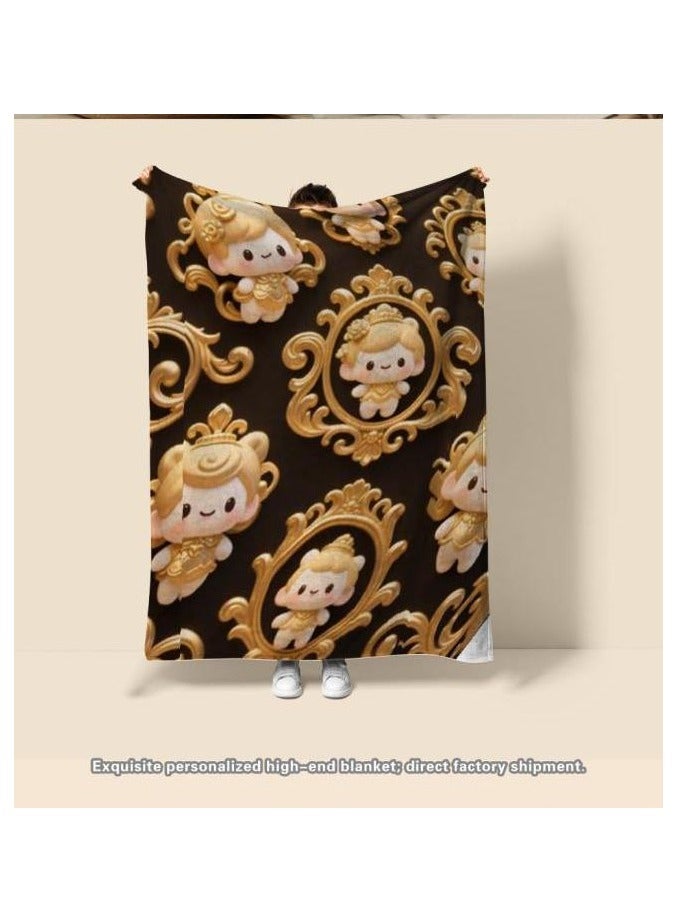 general Flannel thin blanket (warm and comfortable, suitable for sleep, gaming, dust removal and sandproof) 150cm*200cm - 890 - Image 3