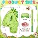 Poen 16 Inch Dinosaur Piata Number 1 2 3 4 5 6 7 8 9 for Kids Birthday Party Cute Dino Piata with Blindfold Stick and Confetti for Boys Girls Dinosaur Birthday Animal Theme Baby Shower Decor4 - Image 4