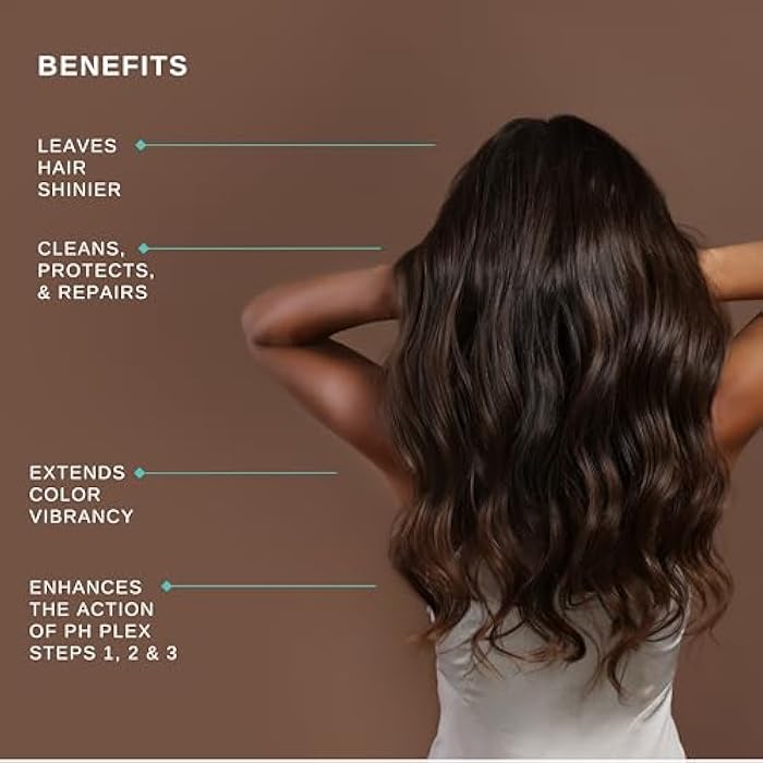 LIW pH Plex Clean Shampoo - Bond Building, Salon Quality, Immediately Visible Results - Ultra-Rich, Malic Acid Infused Daily Shampoo to Repair Damaged Hair - Cruelty Free & Vegan - 250 ml - Image 5