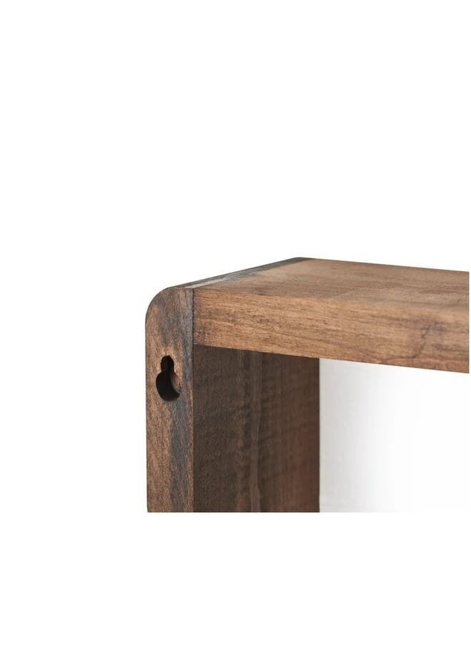 Home Gallery - 2 Piece Natural Solid Wood Floating Shelf 65x12x12 cm - Image 1