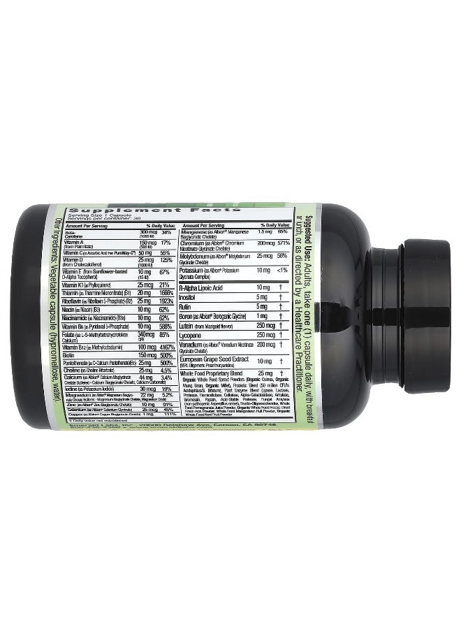 Emerald Laboratories Emerald Laboratories, CoEnzymated Women's 1-Daily Multi, 30 Vegetable Capsules  - Image 2