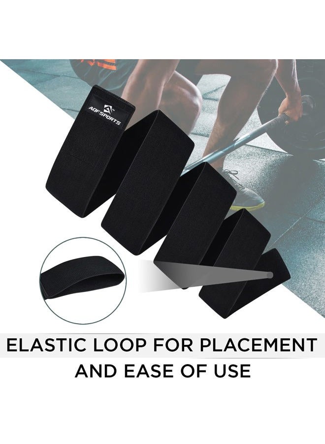 AQF Knee Wraps Weight Lifting Bandage Heavy Duty Elasticated Support Straps Guard Powerlifting, Squatting (Black 78") - Image 3