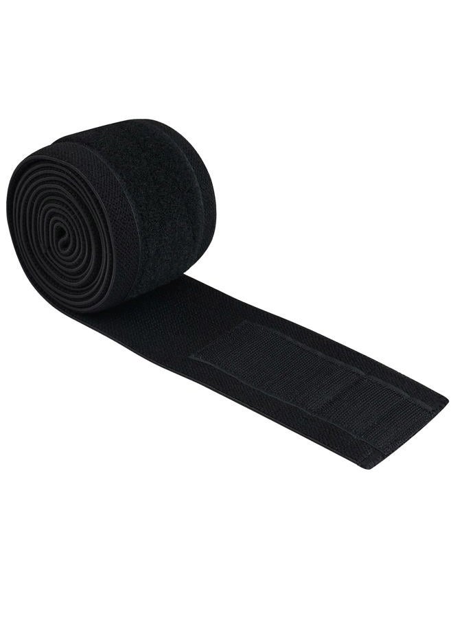 AQF Knee Wraps Weight Lifting Bandage Heavy Duty Elasticated Support Straps Guard Powerlifting, Squatting (Black 78") - Image 5