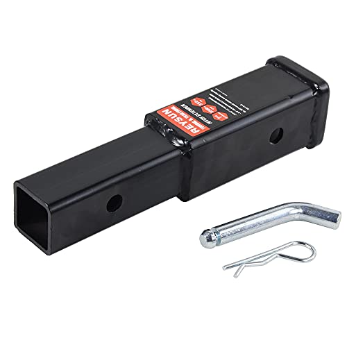 REYSUN Receiver Tube 864333 Trailer Hitch Extender 7 inch Extension, Fits 2 inch Hitch Receiver, 3,500lbs G.T.W, Hitch Pin and Clip Included… - Image 2