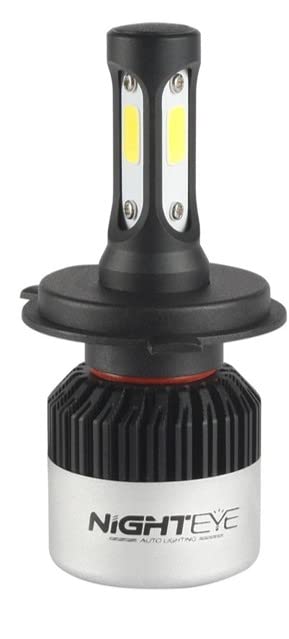 Guance H4 9000Lm 6500K 36 W Led Automotive Headlight Bulbs Auto Conversion Driving Lamp 2 Led Chip Cool White For Bike Scooty and Bullet (1 Pcs) - Image 1