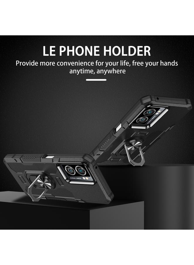 S-TOP Case For OPPO A57 5G Ring Holder Armor Hybrid Phone Case - Image 2