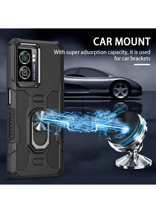 S-TOP Case For OPPO A57 5G Ring Holder Armor Hybrid Phone Case - Image 3