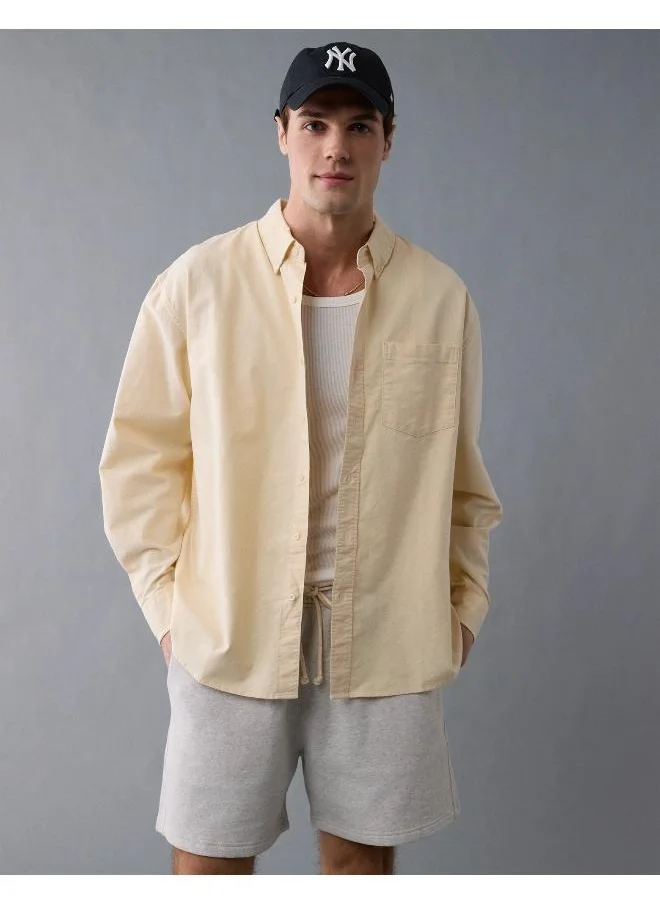 American Eagle AE Everyday Oxford Button-Up Shirt