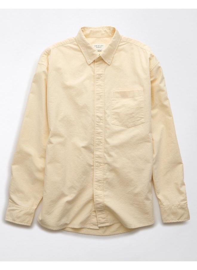 American Eagle AE Everyday Oxford Button-Up Shirt  - Image 3
