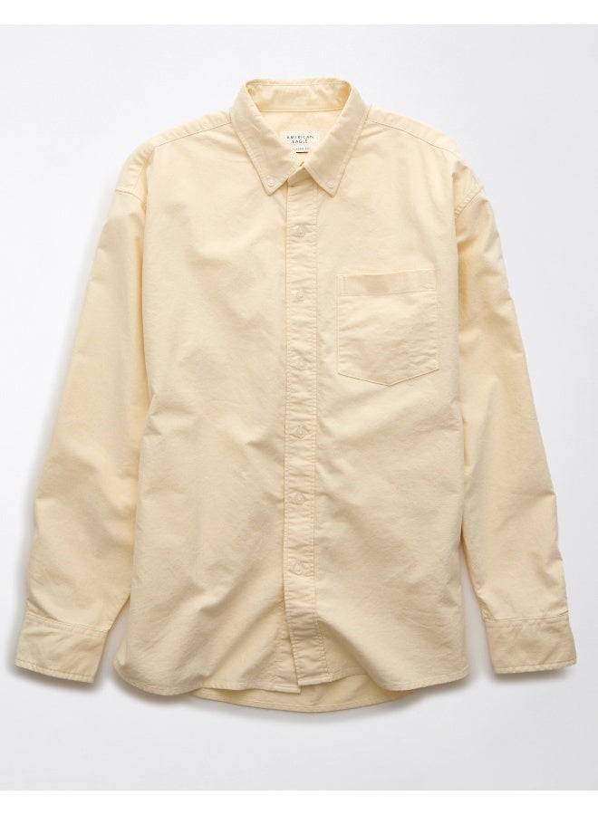 American Eagle AE Everyday Oxford Button-Up Shirt - Image 3