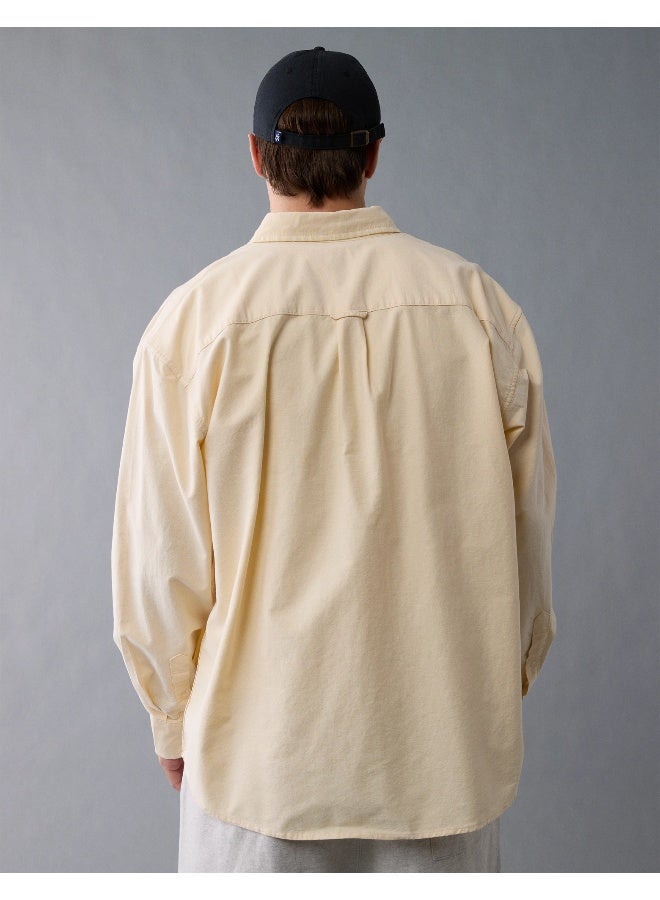 American Eagle AE Everyday Oxford Button-Up Shirt - Image 4